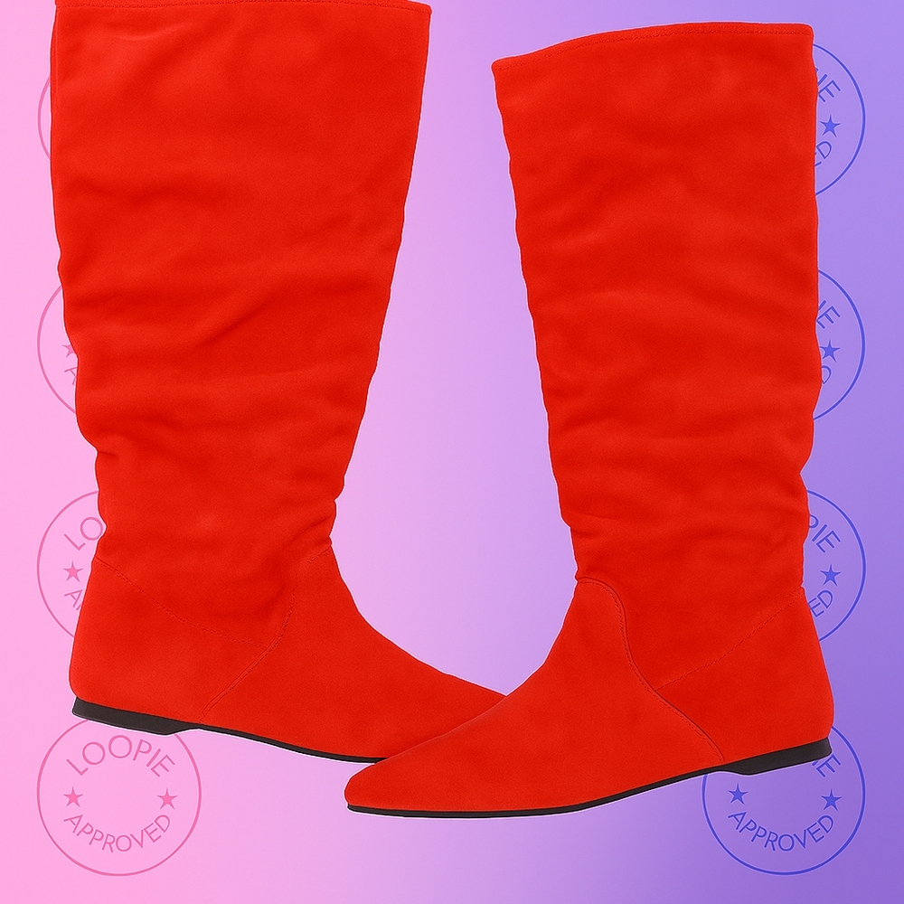 🍒RED KNEE HIGH BOOTS🍒